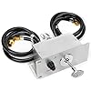 Kit de sistema de encendido de gas natural todo en uno (incluye encendedor electrónico, válvula de llave, manguera de PVC, accesorios)